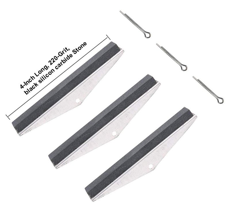 YOTOO Engine Cylinder Hone Replacement Stones 4" Long 220 Grit 3- Piece Packed - Image 2